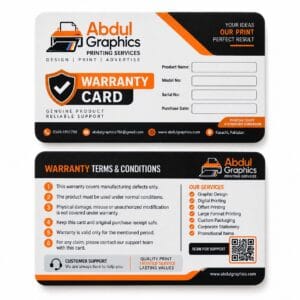 Warranty Cards