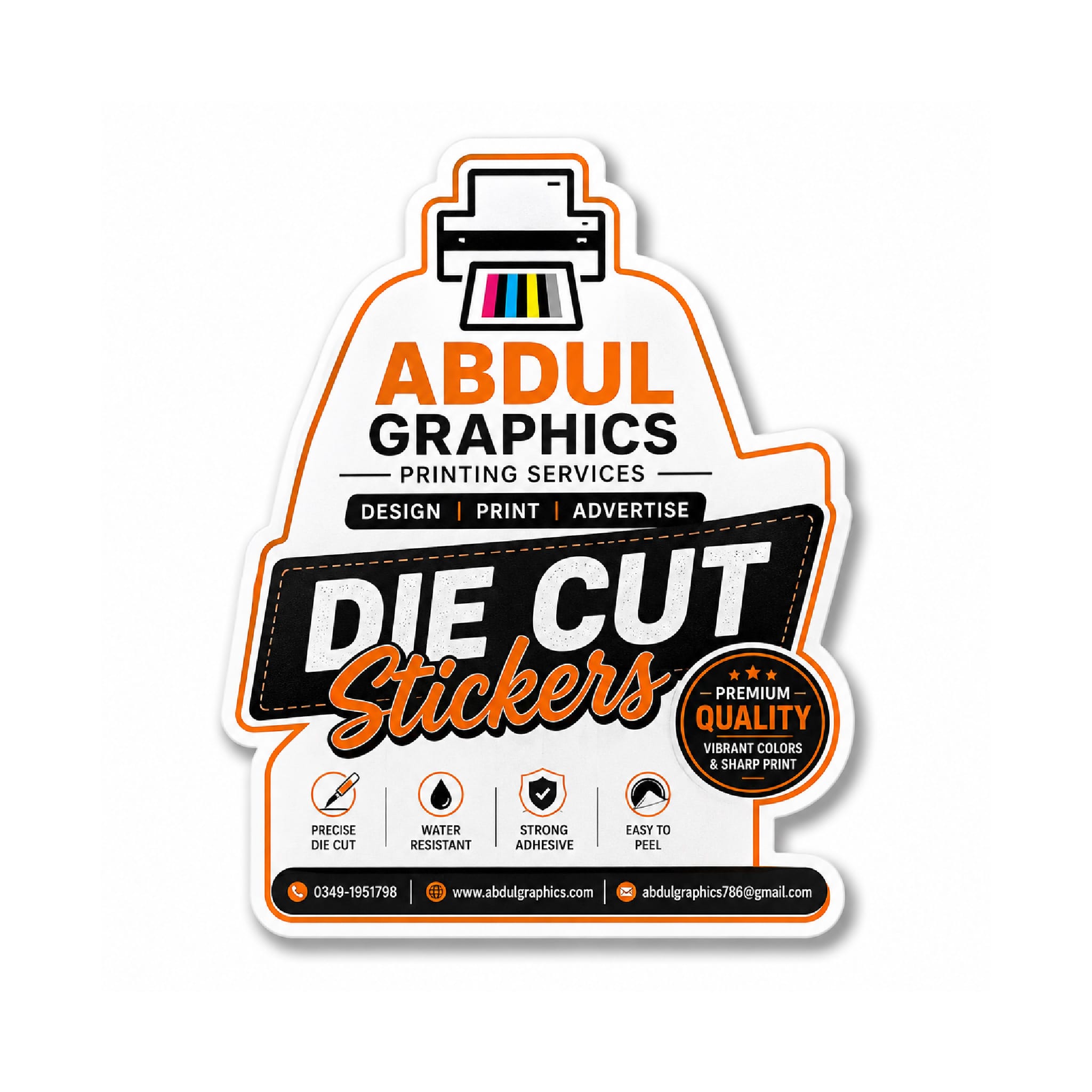 Die Cut Sticker Printing