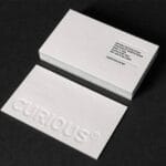 Embossed Business Cards