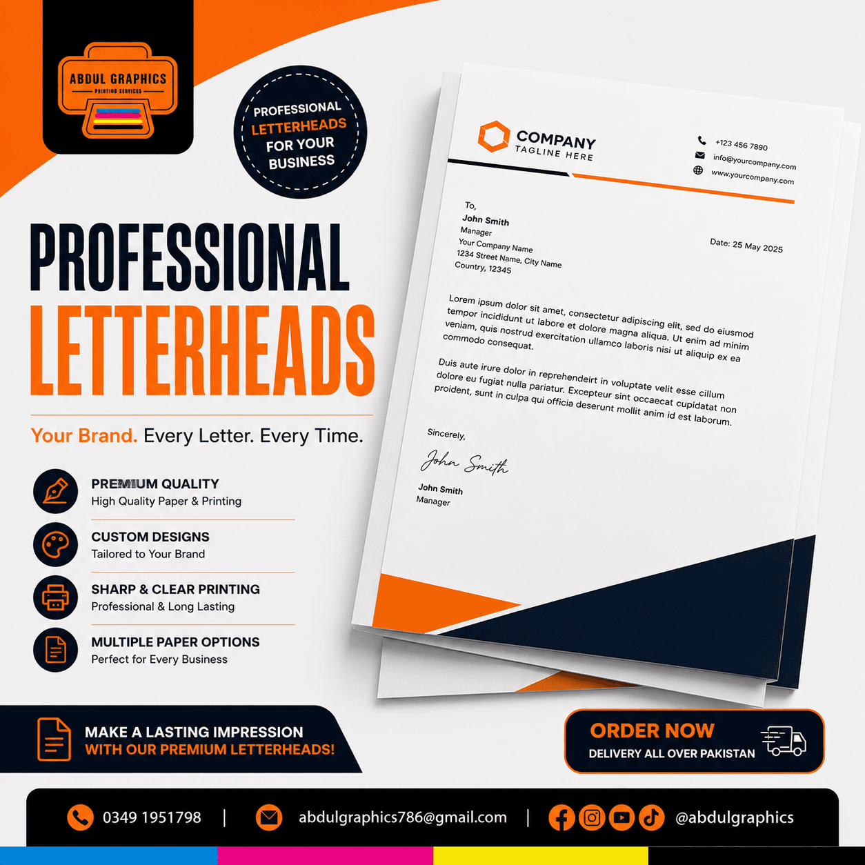 Letter Head Printing