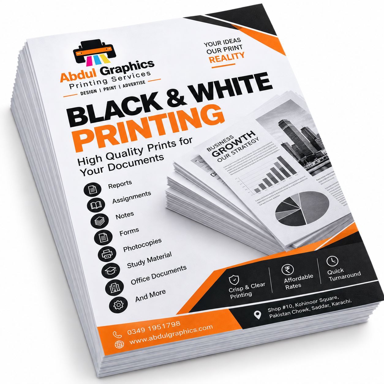 Black and White Printing