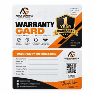 Warranty Cards
