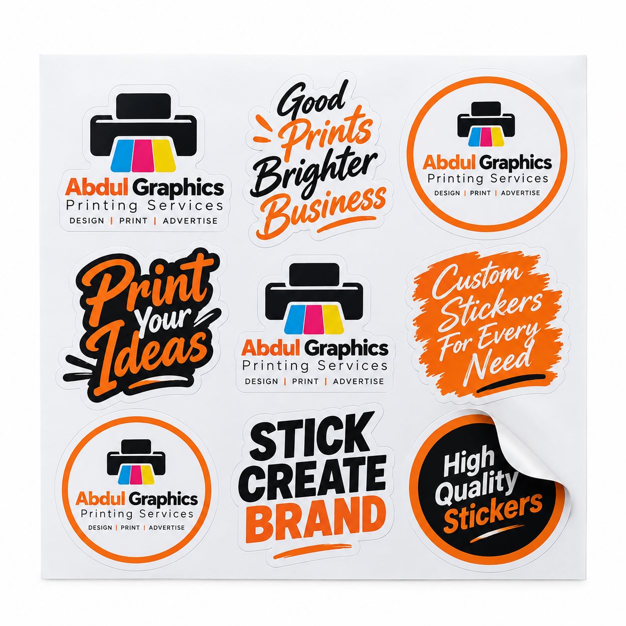Kiss-Cut Stickers