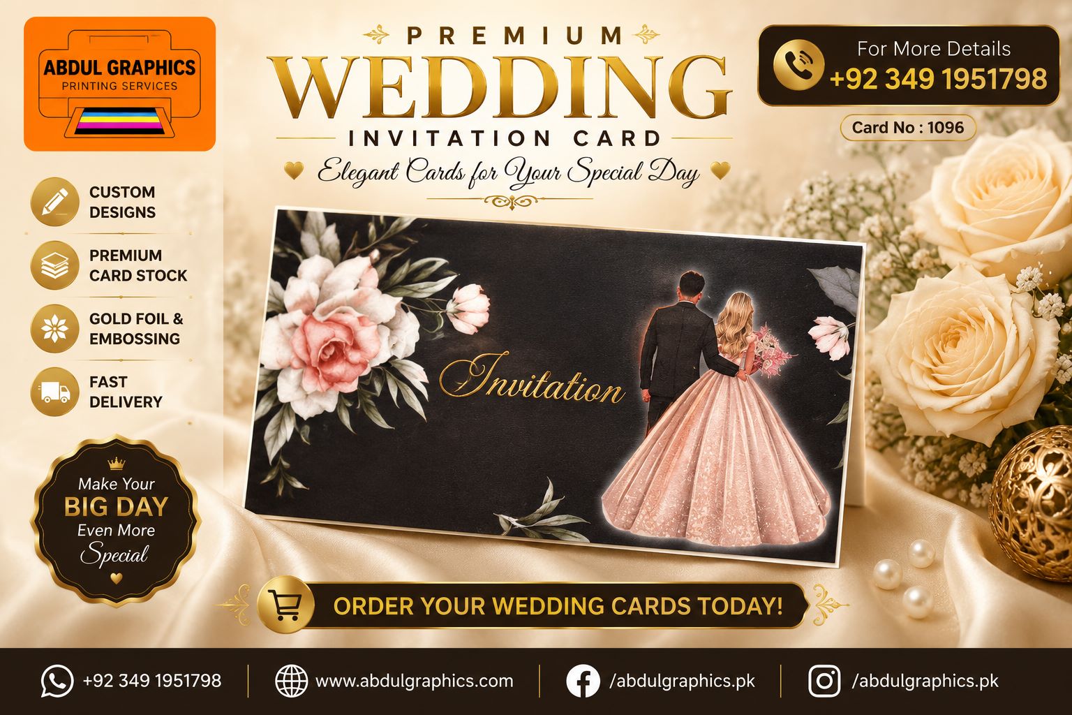 Best Wedding Card Printing Services in Karachi | Abdul Graphics Printing Services