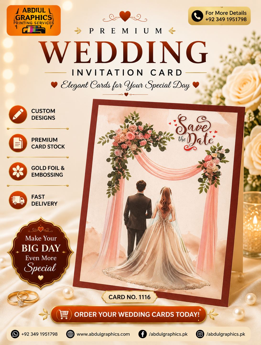Best Wedding Card Printing Services in Karachi | Abdul Graphics Printing Services